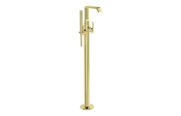 VitrA Suit Floor Standing Bath/Shower Mixer - Soft Gold